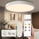 Yeelight Smart Deckenleuchte, Deckenleuchten LED Deckenlampe Close-to-Ceiling Lights 23W 1500 Lumen, 2700K-6500K Dünn, Kompatibel mit Alexa Dimmbar für Wohnzimmer Schlafzimmer Küche Weiß 32cm - 1