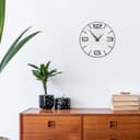 Giallobus - Reloj Premium - Simple Relief - Madera de MDF - Premium 30x30‎‎cm - n.02 Wall - Artesano Made in Italy - Silencioso - Idea de Regalo - Doble Nivel Moderno - 3