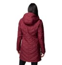 Columbia Damen Heavenly Long Hooded Jacket Hooded Puffer Jacket Rich Wine M - 2