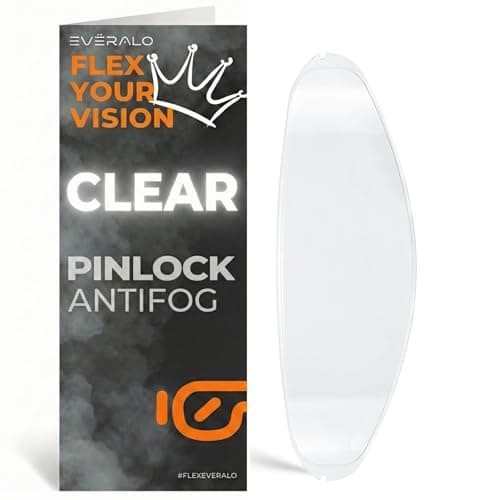 Everalo Pinlock Compatibile con Shoei Nxr 2 - Z8 - Xspr Pro - X15 - Cwr F2 – Lente Antiappannamento DKS304 Compatibile