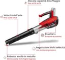Einhell Professional Soffiatore per foglie a batteria GP-LB 18/200 Li E-Solo Power X-Change (18 V, senza spazzole, regolazione numero di giri, girante assiale, senza batteria e caricabatteria) - 3