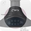 MoMi KENANI Babywippe für Kinder bis 9 kg, klappbar, mit Fernbedienung & Bluetooth zum Verbinden mit Smartphone, Batterie- oder Stromanschluss, mit 5-Punkt-Sicherheitsgurt, Sonnenschutz, Insektennetz - 3