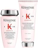 Kérastase, duo shampoo fortificante anticaduta Genesis Bain Nutri-Fortifiant 250 ml e balsamo fortificante Genesis Fondant Renforcateur 200ml (etichetta in lingua italiana non garantita) - 1