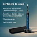 Philips Sonicare DiamondClean 9000, cepillo dental eléctrico, edición especial, cepillo dental sónico con aplicación, sensor de presión, soporte de carga, color aguamarina, modelo HX9911/89 - 8