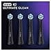 Oral-B iO Ultimate Clean Black Cabezales de recambio, Pack de 4 Unidades - 5
