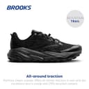 Brooks Cascadia 19, Scarpe da Ginnastica Donna, Nero/Nero/Ebano, 39 EU - 2