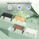 FLEXISPOT EN1 MAX 140x80cm Escritorio Elevable Eléctrico con Tablero Entero Mesa de Elevable, Standing Desk, Mesa Elevable Escritorio con 2 Ganchos y 4 Funciones de Memoria - 8