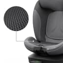 Kinderkraft I-360 2 PRO Seggiolino auto 0-36 kg, I-SIZE 40-150 cm, Seggiolino 360 girevole, con Isofix Base, Reclinabile Posizione sdraiata, Poggiatesta regolabile, Gruppo 0 1 2 3, Grigio - 10