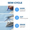 Boligrafos Borrable Con Calor Para Tela, 4 Piezas Rotuladores De Tela Borrables Por Calor Con 8 Recambios De Bolígrafo, Marcadores Bolígrafos Borrables De 4 Colores Para Costura, Costura Accesorios - 6