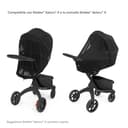 Zanzariera Stokke Xplory X, Nero - Protegge il bambino dagli insetti - Mesh traspirante - Facile da usare, Trasportare e Conservare - Si piega nella borsa accessori integrata - 5