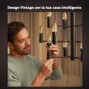 Philips Hue White Ambiance Filament Candela Smart LED Funziona con Alexa, Google Assistant e Apple HomeKit, Pack da 2 - 3