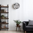 Stellarize Wanduhr Ohne Tickgeräusche Modern Holz 3D Küchenuhr für Wohnzimmer Kinderzimmer Büro (30 cm) - 5