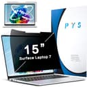 PYS 360° Privacy Screen Protector for 15" Surface Laptop 7 Generation 2024 Anti Glare Blue Light Filter Anti Fingerprints - 1
