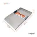 Grillrost.com Das Original Piastra per griglia in Acciaio Inox - Plancha 45 x 30 cm - per Napoleon Freestyle e Rogue 365, 425, 525 - Senza bruciatore Posteriore - 5