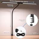 EYOCEAN Schreibtischlampe, Doppelkopf Schreibtischlampe Klemmbar, 24W 80cm Tageslichtlampe Schreibtisch mit Fernbedienung, Dimmbare Monitor Lampe, Büro Tischlampe, Augenschutz Bildschirmlampe - 7