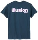 Dua Lipa Maglietta Unisex Ufficiale Merch Illusion, Maglietta Ufficiale Merch Illusion, Blu Blue Dusk, M - 3