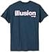 Dua Lipa T-Shirt Ufficiale Merch Illusion Unisex Ufficiale Merch Illusion T-Shirt, Crepuscolo Blu, XXL - 2