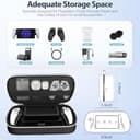 Tokluck Tasche für PlayStation Portal Remote Player, Harte Tragetasche für PlayStation Portal Zubehör, Reisetasche Hülle Aufbewahrungstasche für PS Portal Zubehör, Schwarz - 2