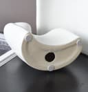 Kityemo Estatua de Pareja de cerámica, Decoración de Escultura Abstracta, Estatua de Amor Creativa como Adorno para Sala de Estar Dormitorio Oficina, Figurilla Blanca y Negra, Regalos para Parejas. - 6