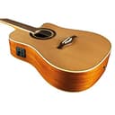 EKO GUITARS - ONE D150CE NATURAL, Chitarra Acustica Elettrificata CE serie ONE, Amplificata con Sistema Fishman Presys II, Fasce Fondo in Mogano, Finitura Gloss, Scala 650mm, Colore Natural - 7