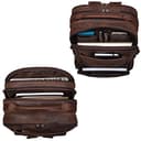 STILORD XL Herren-Businessrucksack aus Leder braun - 15-17 Zoll großer Arbeitsrucksack - Männer Laptop-Rucksack - Vintage Office-Bag aus Echtleder 'Harlow' - 4