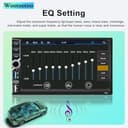 Radio estéreo para Coche 2 DIN con Bluetooth, CarPlay inalámbrico y Android Auto, Pantalla táctil HD de 7 Pulgadas, Radio FM RDS, Tipo C, Carga rápida, micrófono y cámara de visión Trasera - 6