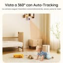 BOIFUN 2K Baby Monitor WiFi con Display 5”, Controllo Doppio App e Monitor, Avvisi Pianto e Movimento, Visione Notturna Senza Disturbi, Temperatura e Umidità, Rotazione 360°, fino a 19h - 9