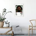 Theissen The Weeknd After Hours Poster Album cover poster - Matte poster da parete Frameless Gift 11 x 17 inch(28cm x 43cm) - 3