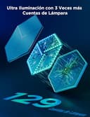 Govee Glide Hexagon Paneles de Luz Ultra, 3D Luces de Pared RGBIC con Alexa, Lámpara Hexagonal con 129 LEDs, 60 Modos de Escena para Gaming, Paredes, Habitaciones, Meteorito Gris,10 Paneles - 2