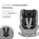 KikkaBoo Silla Coche Bebé Grupo 0 1 2 3 i-MOOVE 2, i-Size 40–150 cm con ISOFIX, 360° Giro, Reclinable, Reposacabezas Ajustable, Negro - 9