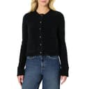 Amazon Essentials Giacca Button-Down da Donna in Misto Lana Bouclé, vestibilità Regolare, Nero, M - 1