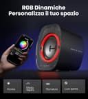 Edifier G1000 II Casse per Computer Gaming, Driver Full-Range da 2,5 Pollici con Bassi Potenziati, Bluetooth 5.4 via USB-C/AUX, 9 Modalità RGB Dinamiche, Compatte per PC/PS5/Switch (Nero) - 5
