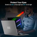 LUSA DESIGN 15 Inch Magnetic Privacy Screen for Surface Laptop 7, Removable Anti Glare Screen Protector, Blue Light Computer Filter, Anti Spy Easy Install - 6