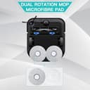 Jegehoyo Mop Cloths with Mop Plates Replacement Parts for Ecovacs Deebot X2 Omni Robot Vacuum Cleaner Mop Pad Mop Holder (White) - 2