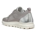 Geox D SPHERICA E, Scarpe da Ginnastica Donna, Rock/Silver, 40 EU - 6