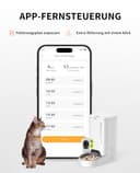 PETKIT Futterautomat Mit Kamera, KI Futterautomat Katze,3L Katzen Futterautomaten,Automatischer Futterspender für Katze und Hund,2.4G WiFi Intelligente App-Steuerung,1-5 Mahlzeiten - 4
