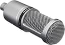 Audio-Technica AT2020GM Microfono cardioide a condensatore (connessione XLR) per voce fuori campo, podcasting, streaming e registrazione, Metallico - 5