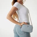 GUESS cross body bag Noelle II Crossbody Camera Bag Grey Blue blue-grey - 2