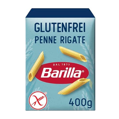 Barilla Pasta Penne Rigate glutenfrei aus Reis und Mais – 1er Pack (1 x 400g)