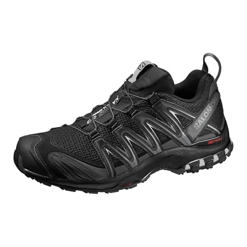 Salomon XA Pro 3D Herren Trailrunning- und Wanderschuhe, Outdoor-bereit, Grip, Langlebiger Schutz, Black, 45 1/3