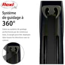 Flexi, Giant Plus 8 m ausziehbare Hundeleine, Starke und robuste Hunde bis zu 50 kg, neonfarbenes Band mit erhöhter Sichtbarkeit, Robustes und ergonomisches Bremssystem –L – 8 m – 50 kg - 4