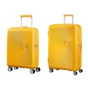American Tourister Soundbox - Spinner S Espandibile Bagaglio a Mano, 55 cm - 41 L TSA Approved, Espandibile Bagaglio A Mano, L 77 cm - 110 L - 1