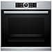 Bosch - Horno Multifunción con Vapor Añadido, 60 cm, Asistente de limpieza con agua, Recetas pre-programadas, Electrónica TFT con símbolos TouchControl, Serie 8, acero inoxidable, HRG635BS1 - 1