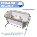 Chicco Next2Me Magic Evo, Culla Neonato Fianco Letto, con Modalità Dondolo, Spondina Apribile, 11 Livelli di Altezza, Altezza Regolabile, 4 Ruote, Materasso e Borsa da Viaggio Inclusi, Beige - 5