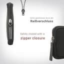 honju Bike Neopren Tasche für TomTom Rider 500/550 / 50 LE (Displayschutz, Schutz vor Kratzern & Schmutz) - schwarz - 5