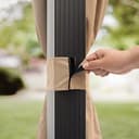 TOOLPORT Gazebo da giardino 3x4 m - 100% impermeabile – Alu Deluxe - con 4 teli laterali – Gazebo color ocra – Tetto in pannelli di policarbonato - 8