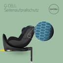 Maxi-Cosi Mica 360 S, Autositz 360 Grad drehbar, 3 Monate– 4 Jahre (61–105 cm), i-Size Baby Autositz, FlexiSpin Drehung, 5 Liegepositionen, G-CELL Schutz, Easy-in Gurthaken, Tonal Black - 4