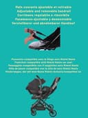 Nania Myla, passeggino compatto, da 0 a 4 anni (massimo 22 kg), leggero (7,5 kg), auto da città, inclinabile con una sola mano in posizione reclinabile, grande cestino, con trolley - 8