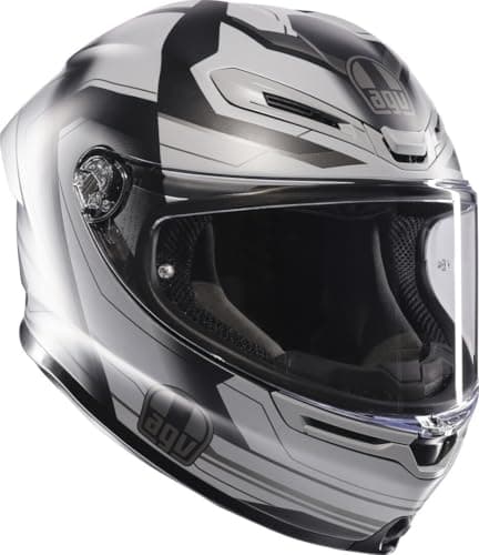 AGV K6 S E2206 MPLK ULTRASONIC MATT BLACK/GREY XL