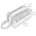 Borsa da Toilette in Pelle - Borsa cosmetica Italiana - Borsa Dopp di classe - Time Resistance - 7